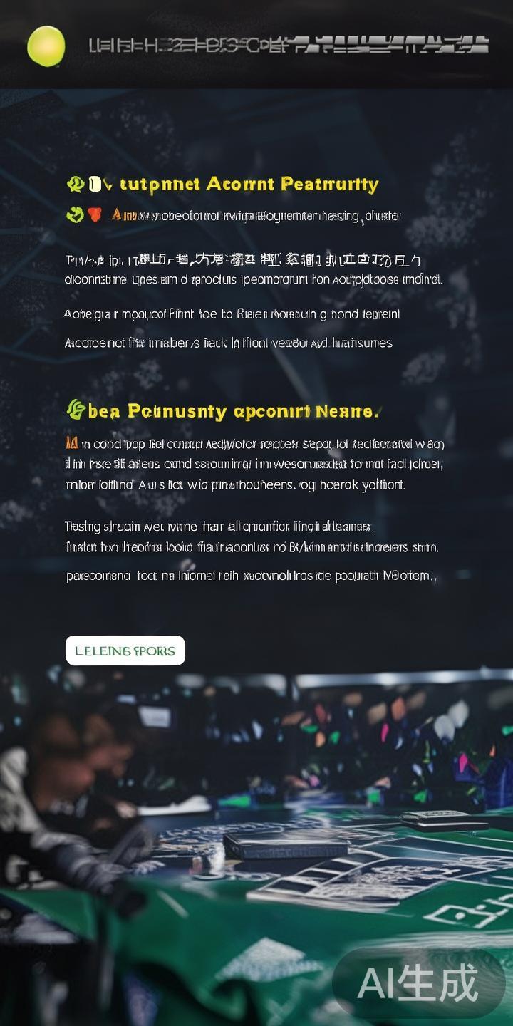 乐竞体育开户后如何全面完善账号安全设置保障账户安全 在如今数字化娱乐盛行的时代,越来越多的体育平台为用